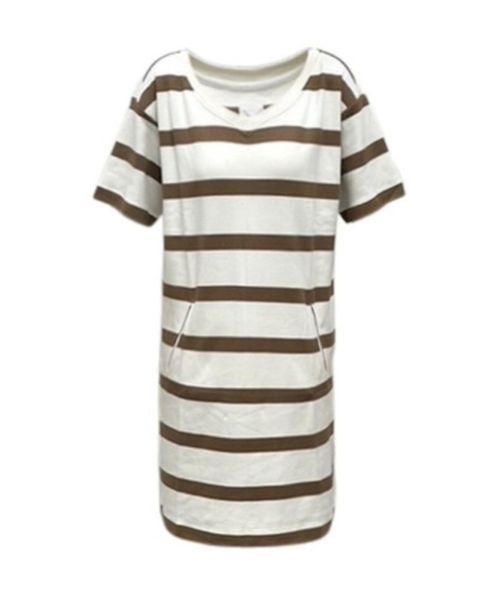 Blue Sportswear Jessica Dress Ecru W Cognac
