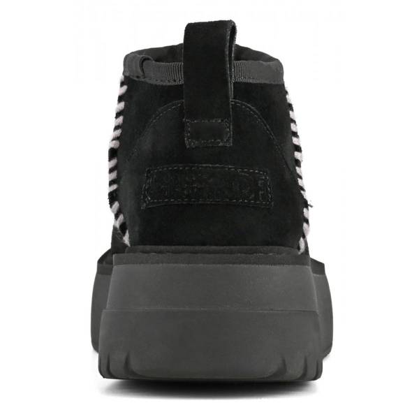Colors Of California Boot Wool Stitching Sneaker Sole Black