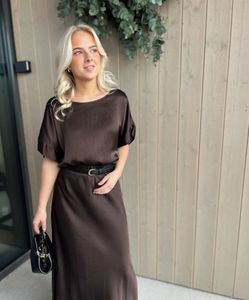 Hovedbilde RAH Short Sleeve Blouse Mokka