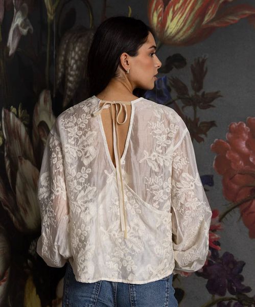 Secrets By B Julia Bluse Creme